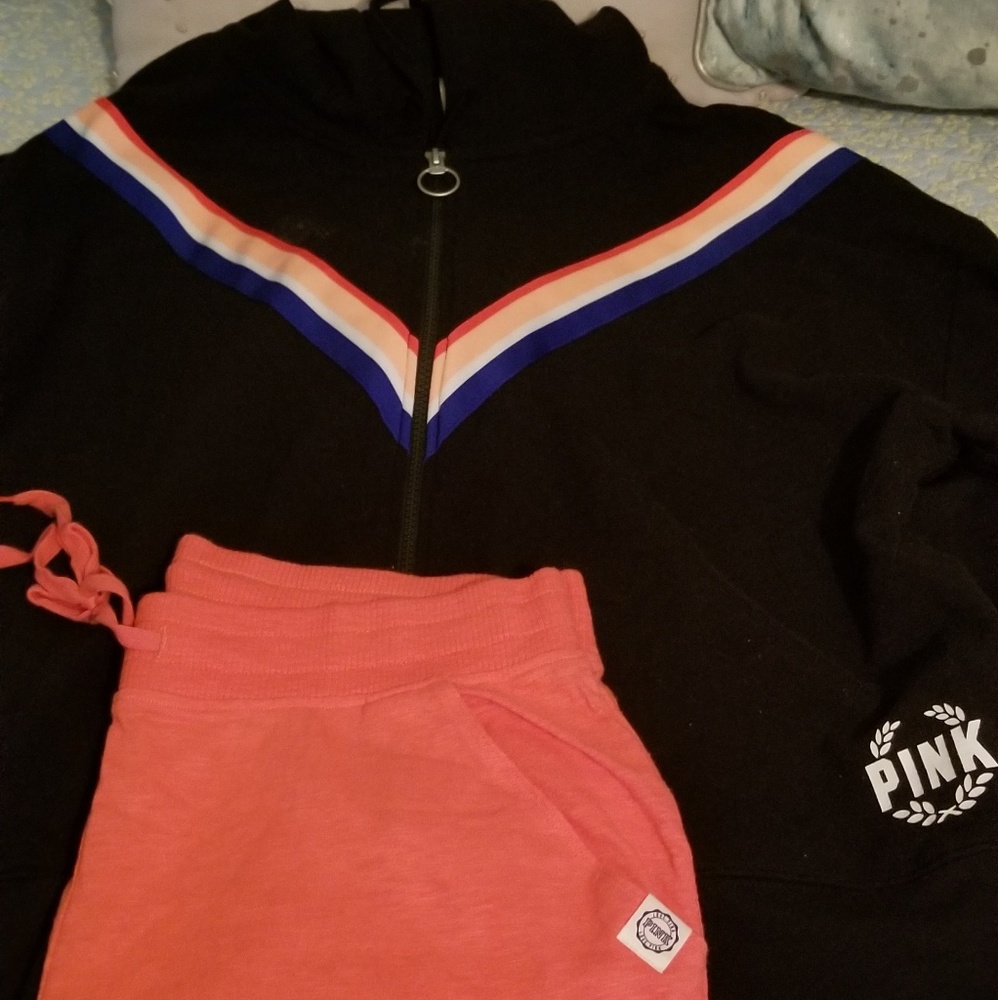 PINK Jacket and cropped pant set
